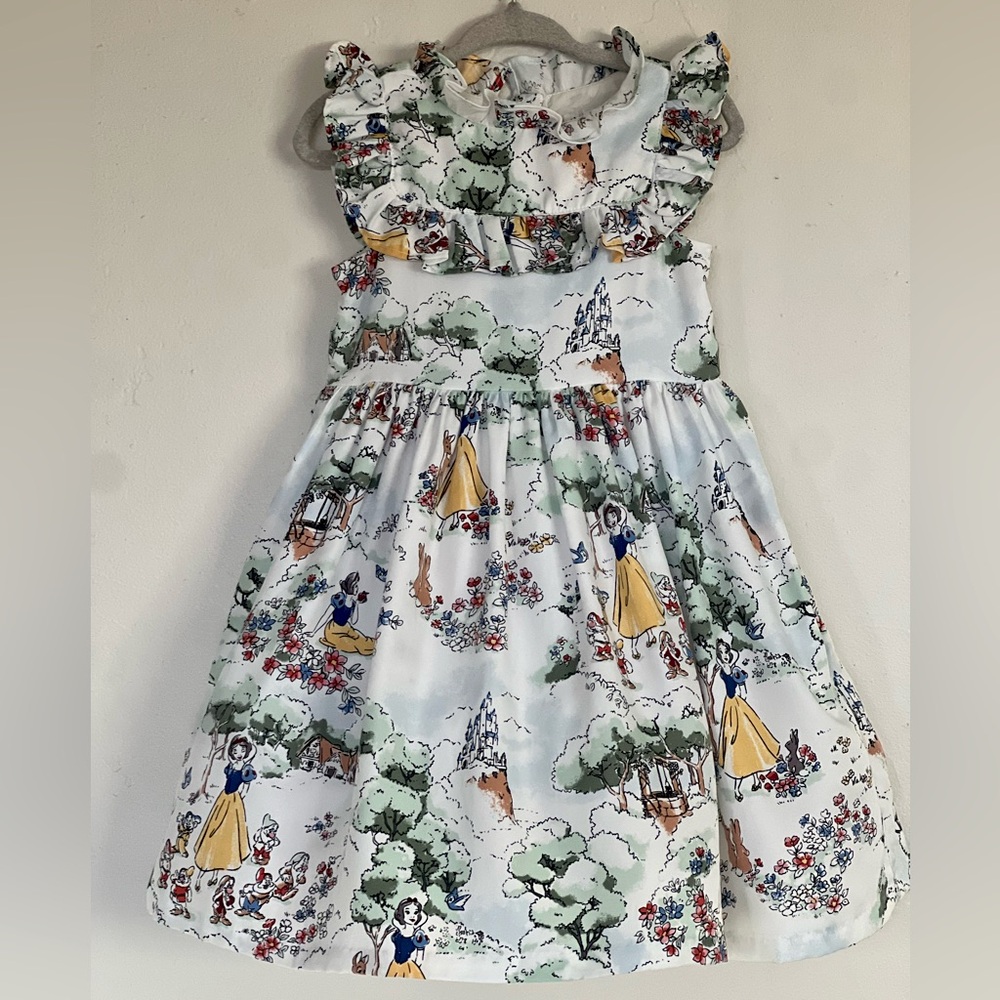 Brand New Janie and Jack Disney Snow White Ruffle Dress 2T